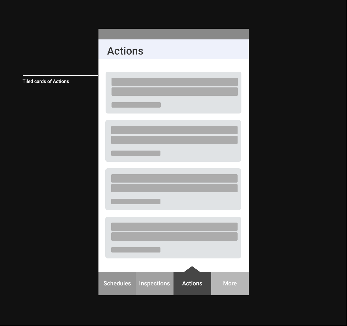 Action Wireframe