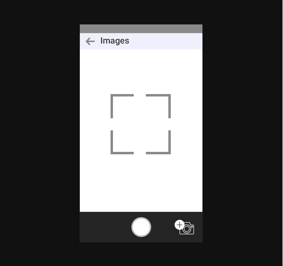 Add Images Wireframe